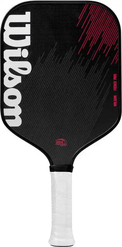Wilson Fierce Pro Pickleball Paddle - Black Red
