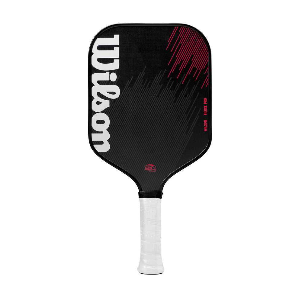 Wilson Fierce Pro Pickleball Paddle - Black Red - HIT a Double
