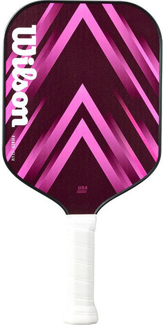 Wilson Fierce Team V2 Pickleball Paddle - Maroon Pink