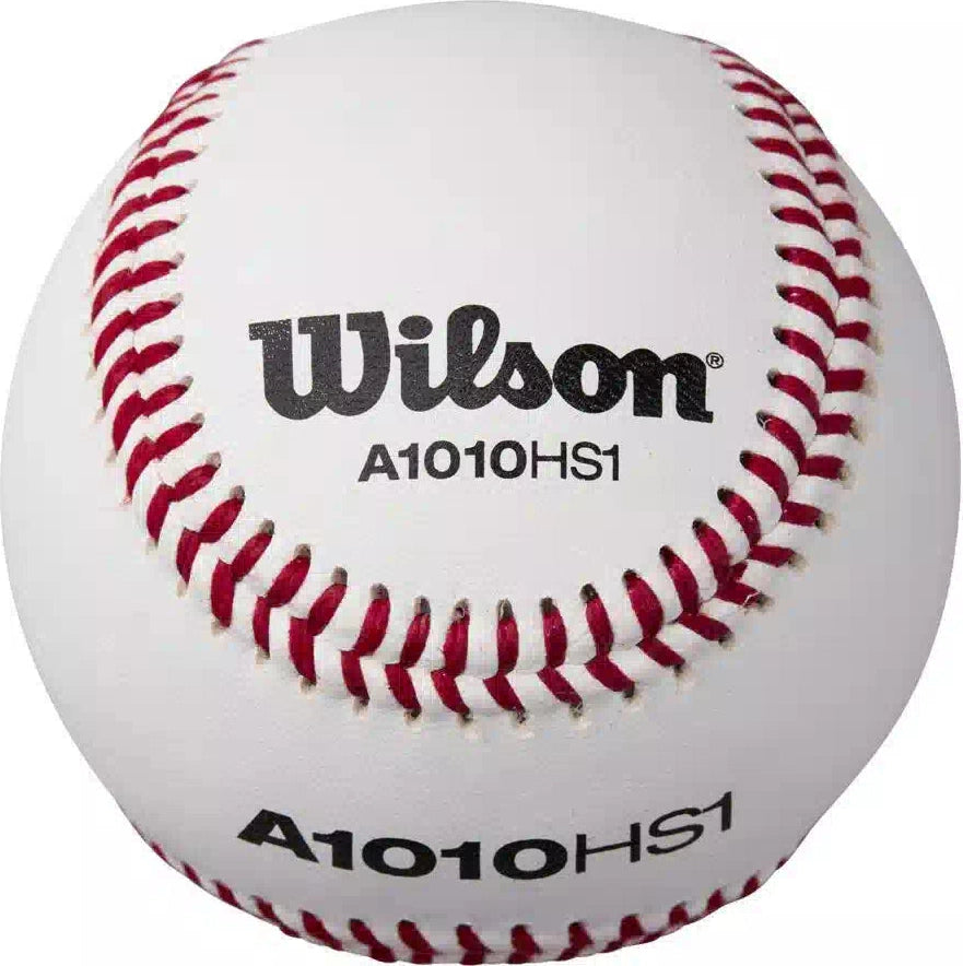 Wilson Off. Hs1sst (doen) no Nfhs Logo Wbw302001- Dozen - White