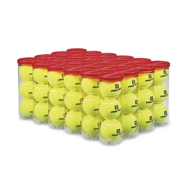 Wilson Practice Tennis Balls Case 24x - Yellow