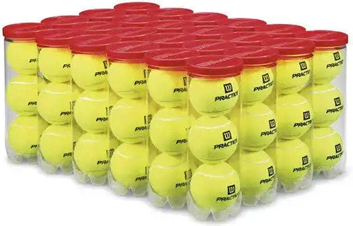 Wilson Practice Tennis Balls Case 24x - Yellow