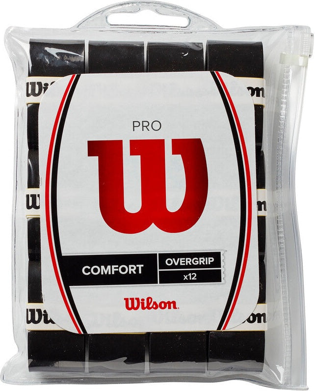 Wilson Pro Overgrip 12-pack - Black
