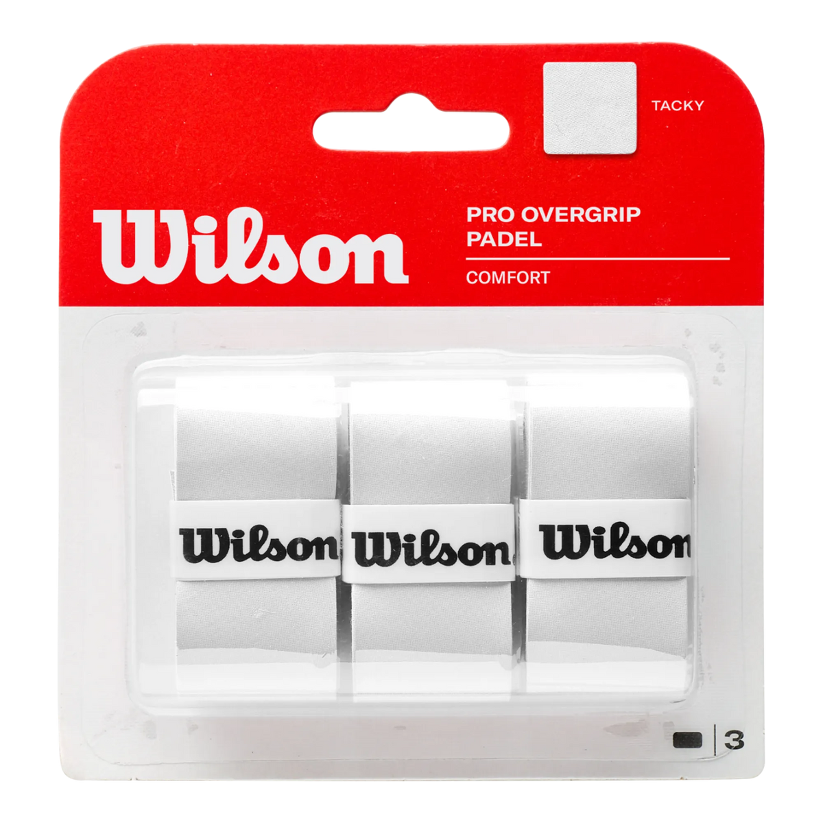 Wilson Pro Overgrip 3pcs Pack Wh