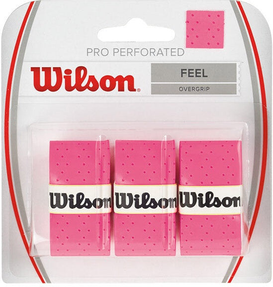 Wilson Pro Perforated Overgrip (3x) - Pink