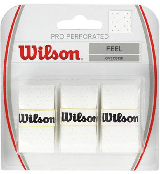 Wilson Pro Perforated Overgrip (3x) - White