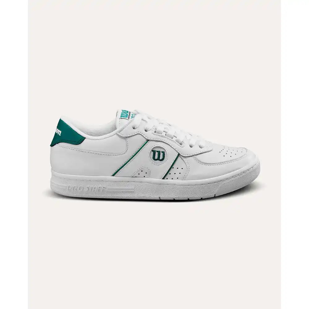 Wilson Pro Staff 87 Classic Unisex Tennis Shoes - White Green