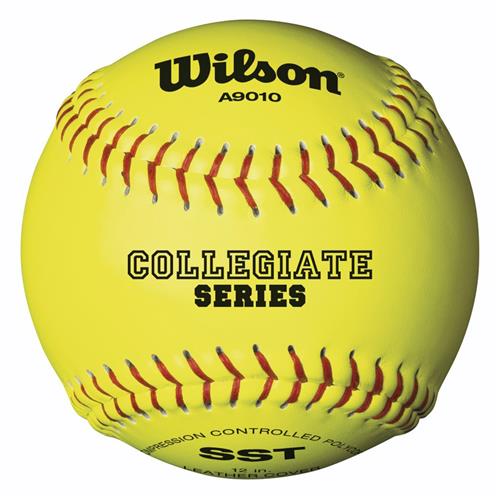 Wilson Psac Collegiate 9011 12’’ Softball Wbw301401- Dozen - Yellow