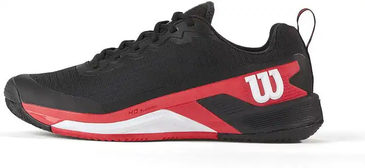 Wilson Rush Pro 4.5 Clay Men’s Tennis Shoes - Black Red