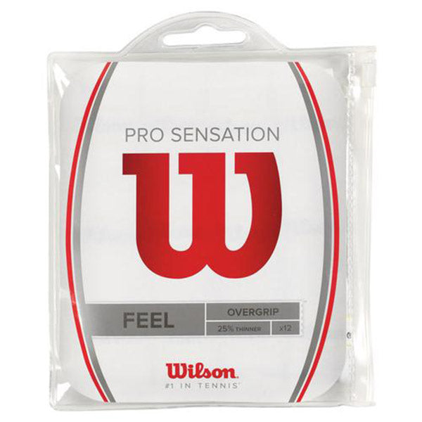 Wilson Sensation Pro Overgrip (12x)(black) - Wht / Os