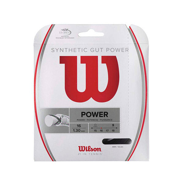 Wilson Synthetic Gut Power 16g (black) - Blk / Os