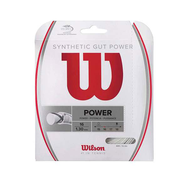 Wilson Synthetic Gut Power 16g (black) - Wht / Os
