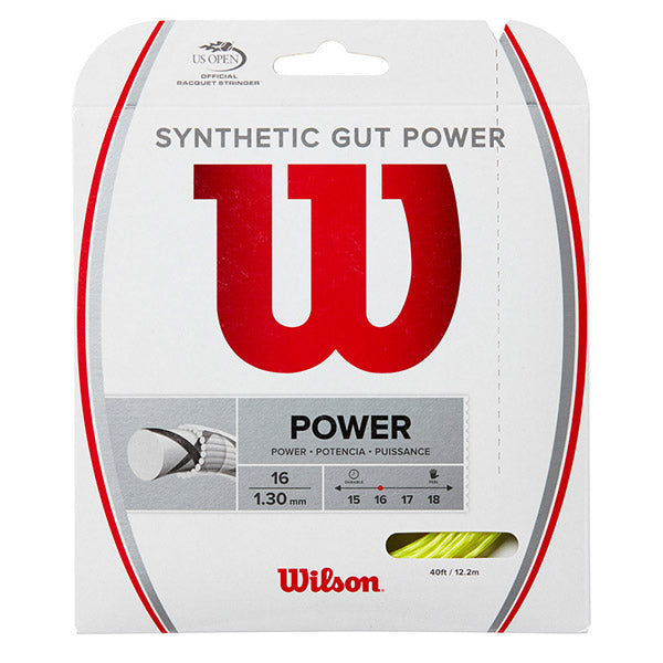 Wilson Synthetic Gut Power 16g (black) - Yel / Os