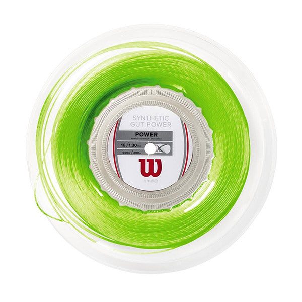 Wilson Synthetic Gut Power 16g Reel 660’ (black) - Lim / Os