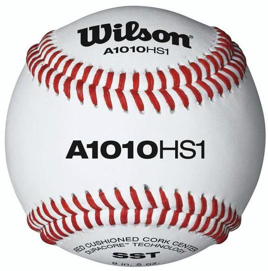 Wilson Tbca Hs1sst Baseball Wta1010bhs1tbca- Dozen - White
