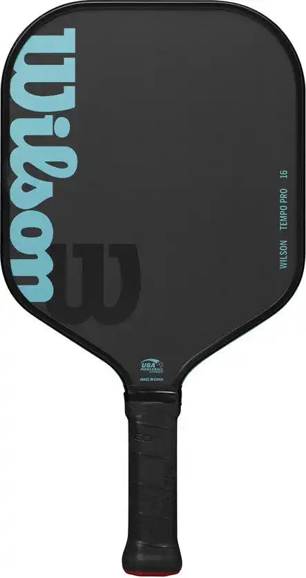 Wilson Tempo Pro 16 Pickleball Paddle - Black Blue