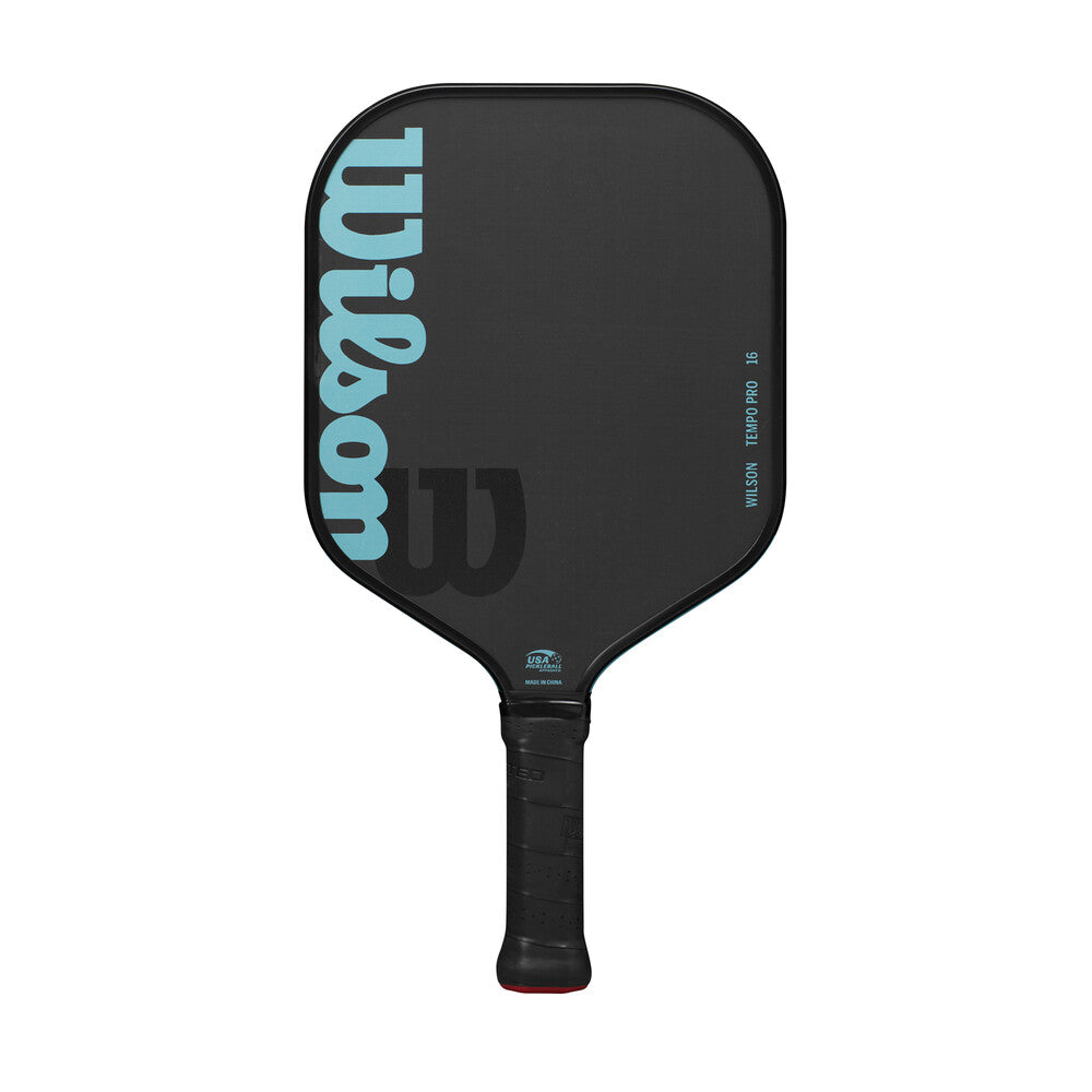Wilson Tempo Pro 16 Pickleball Paddle - Black Blue - HIT a Double