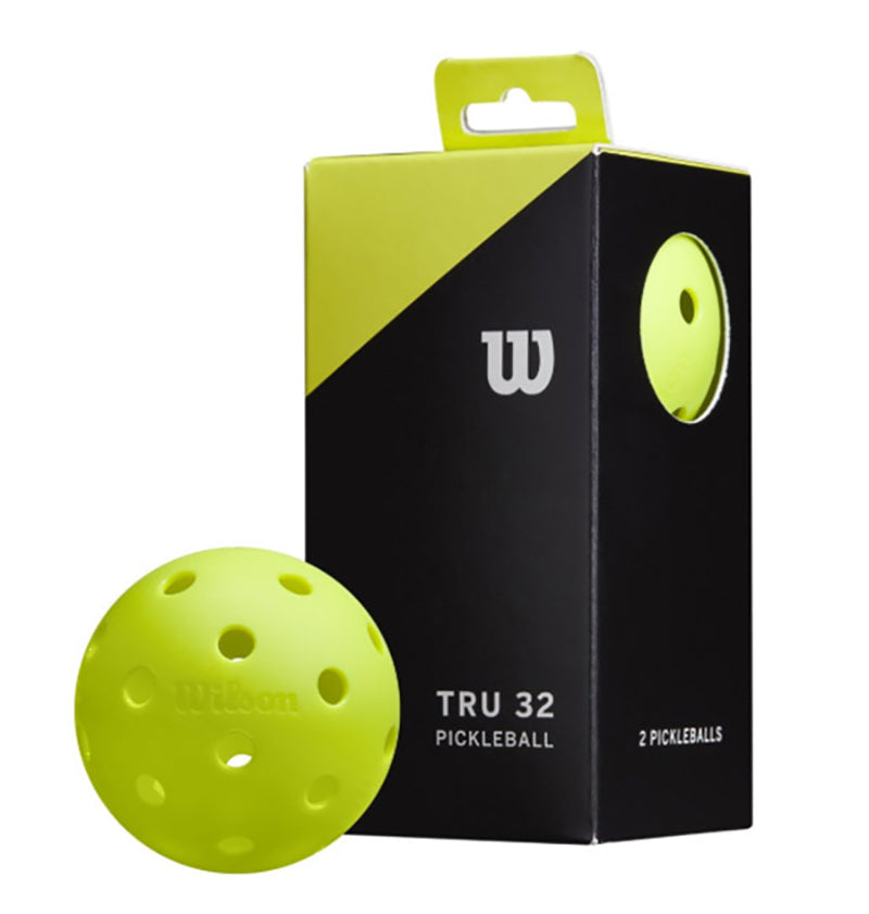 Wilson Tru 32 Outdoor Pickleballs (2x) - Os
