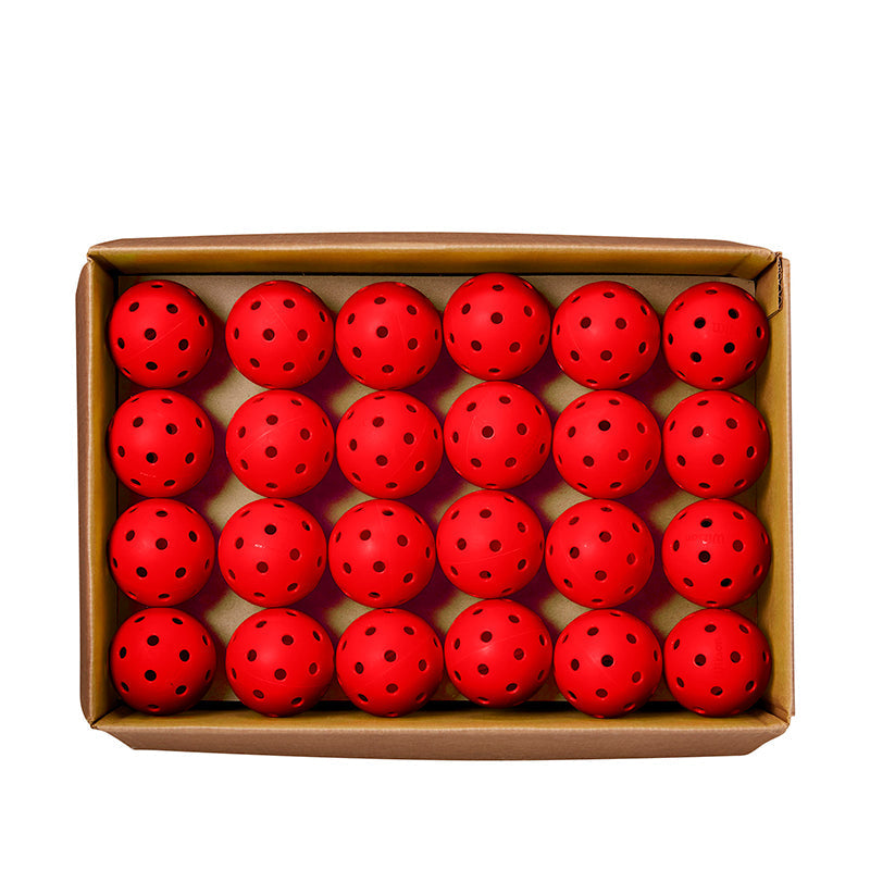 Wilson Tru 32 Pro Outdoor Pickleballs (48x) - Red / Os