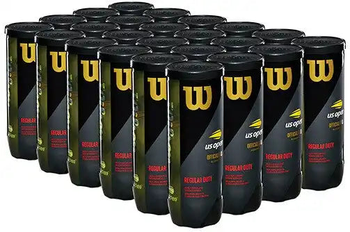 Wilson us Open Regular Duty Tennis Balls Case 24x - Yellow