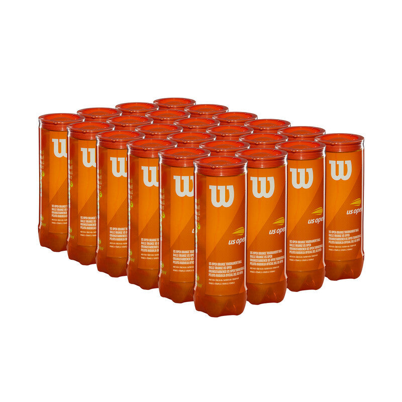 Wilson us Open Tournament Orange Tennis Balls (case 24x) - Os
