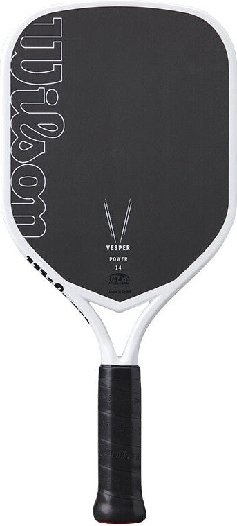 Wilson Vesper Power 14 Pickleball Paddle - Black White