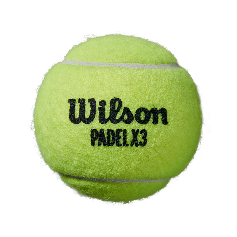 Wilson X3 Speed Padel Balls (3 Ball Can) - Yel / Os