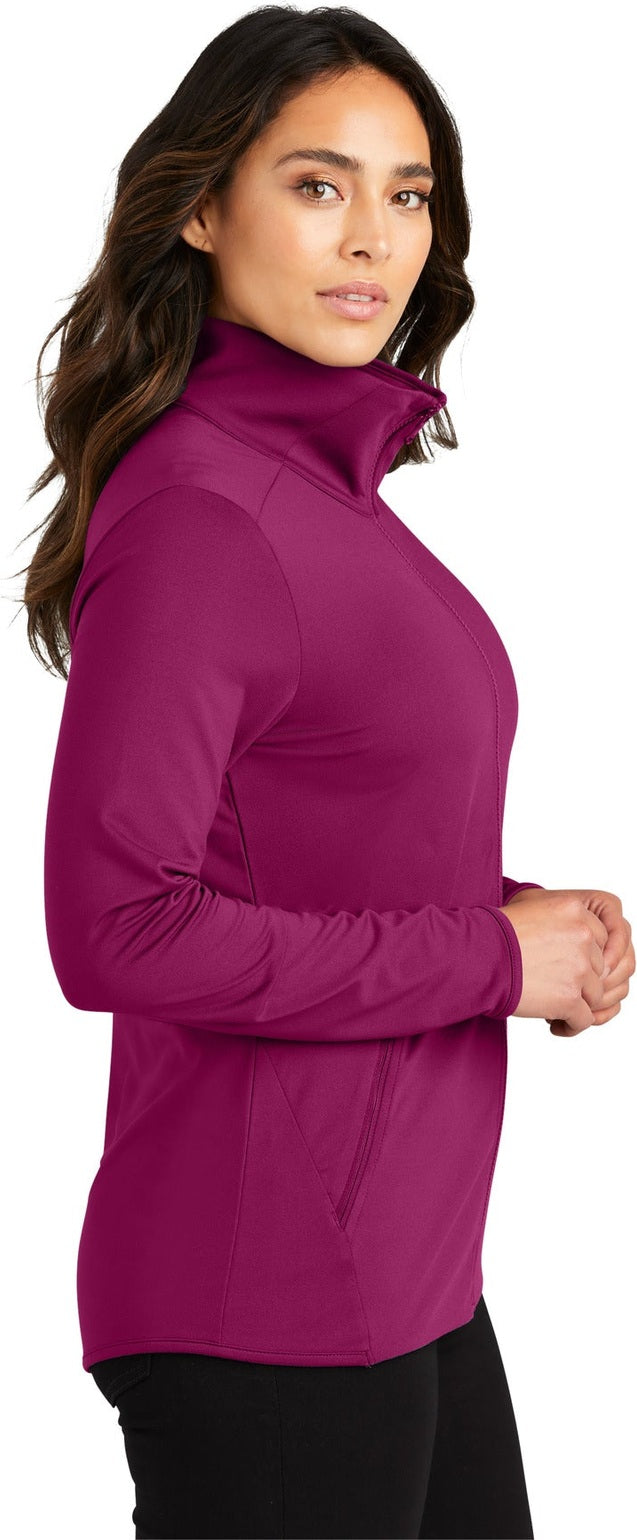Wine Port Authority Women's Accord Stretch Fleece Full-Zip LK595
