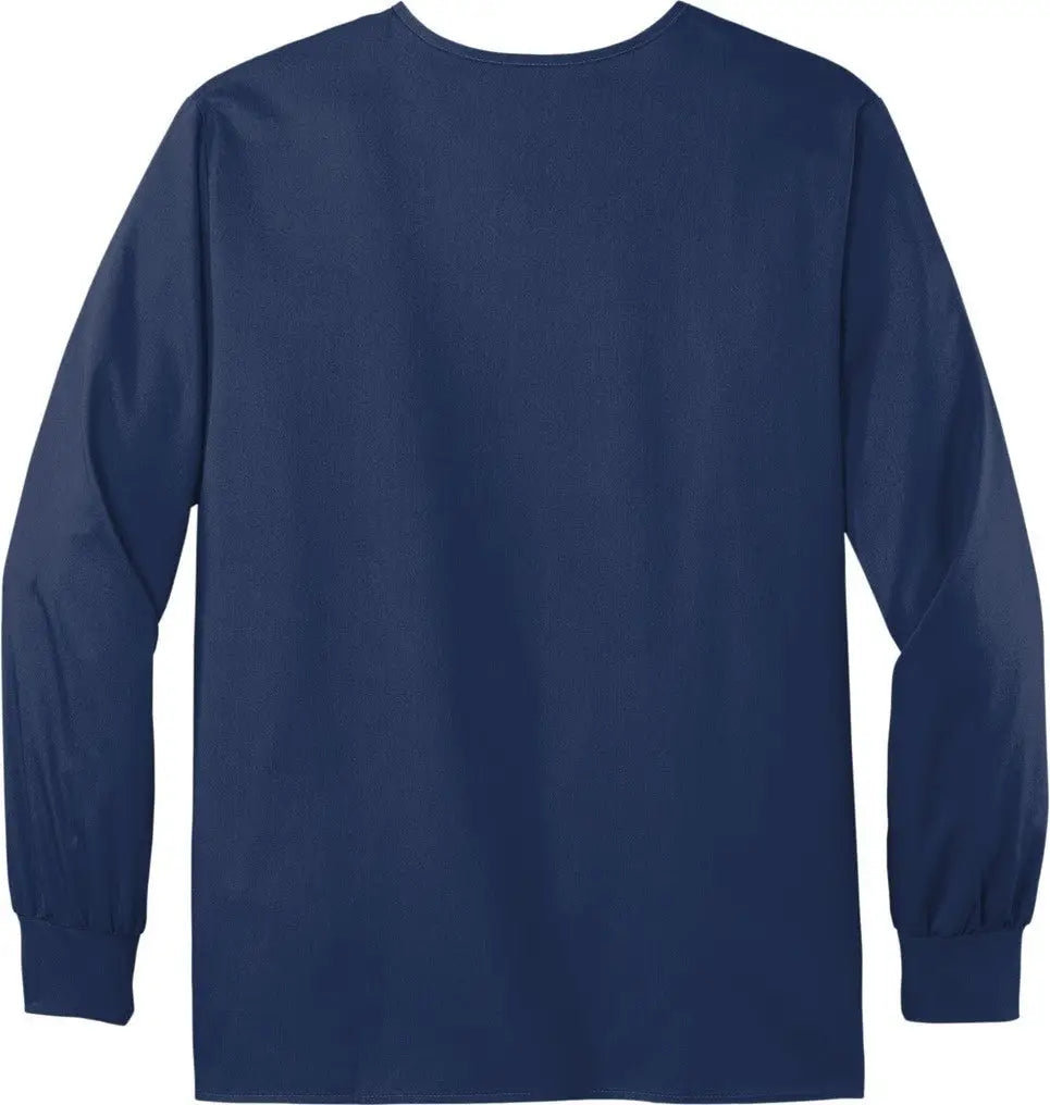 Wink Ww3080 Unisex Workflex Snap-front Scrub Jacket - Navy - Adult Xxs