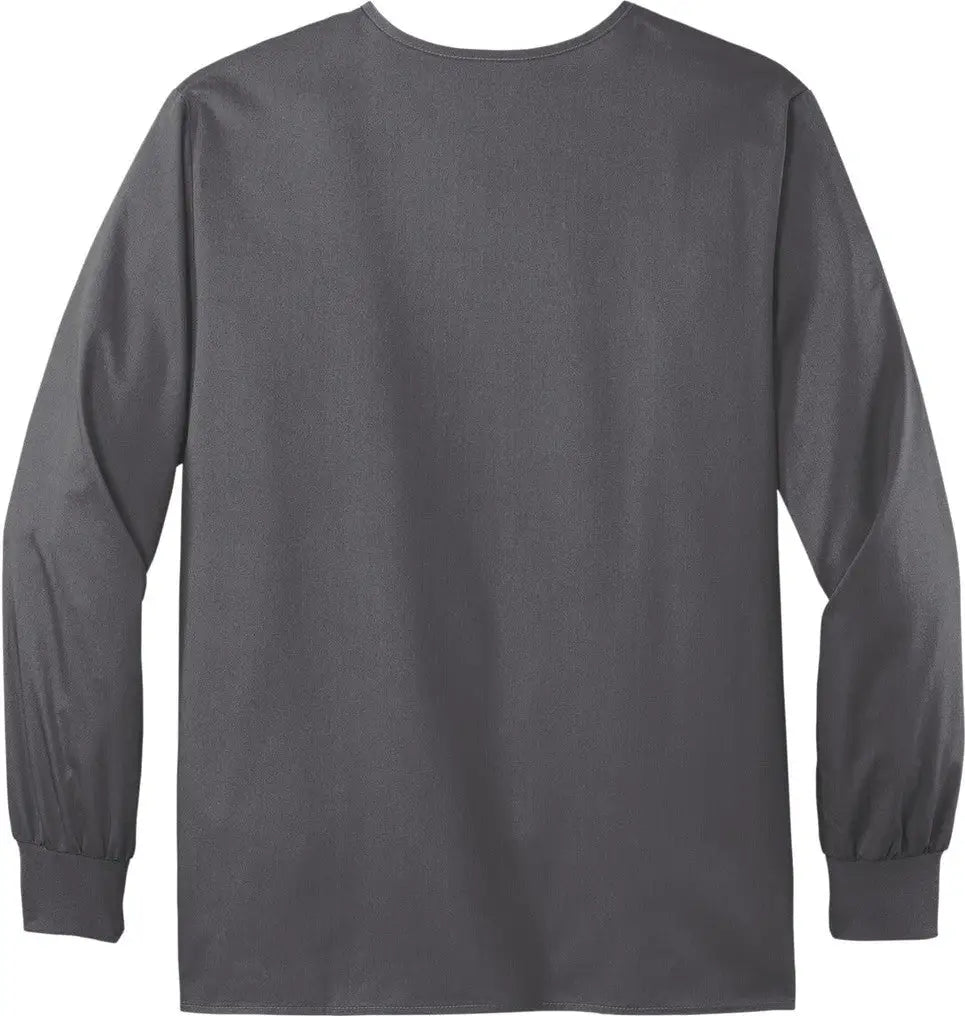 Wink Ww3080 Unisex Workflex Snap-front Scrub Jacket - Pewter - Adult Xxs