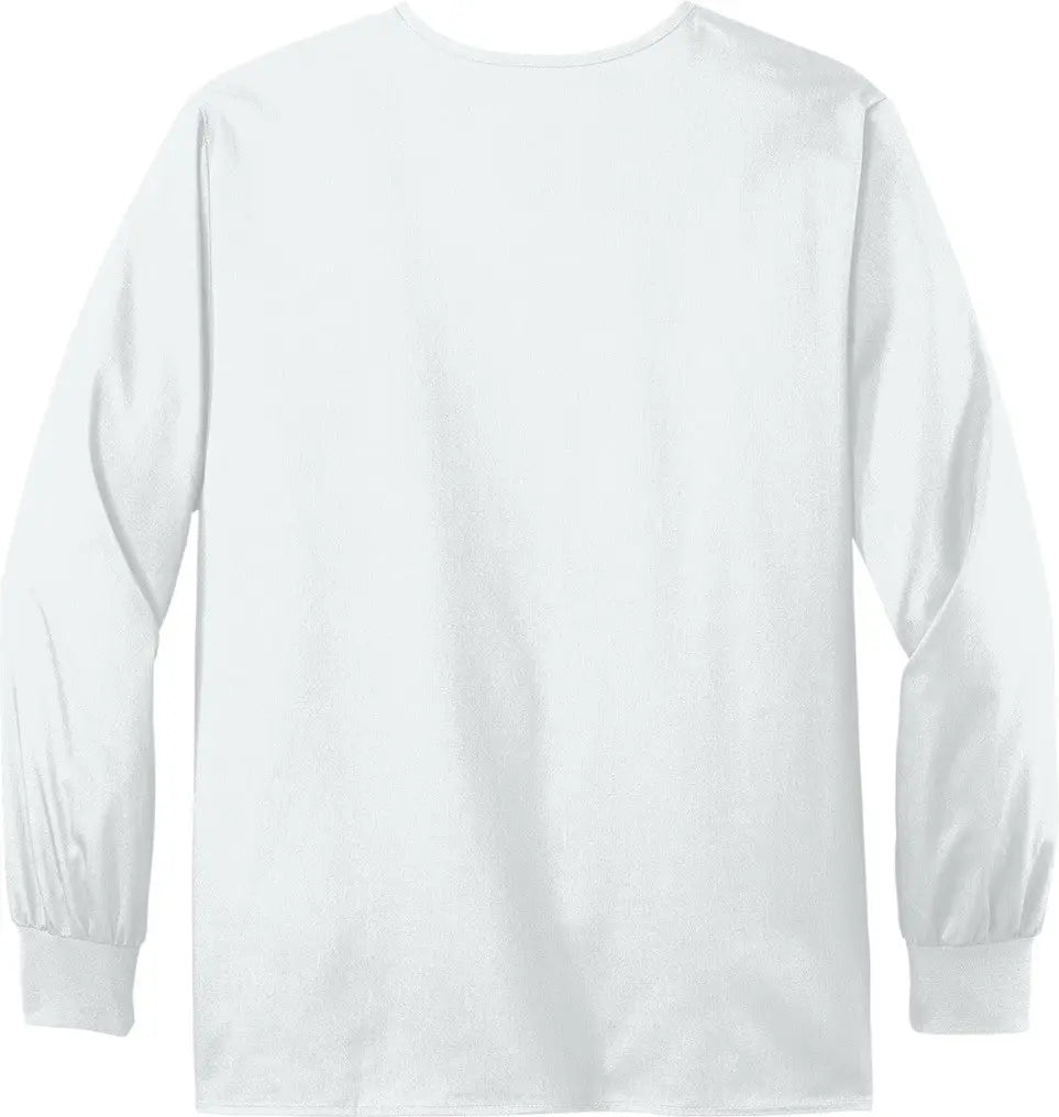 Wink Ww3080 Unisex Workflex Snap-front Scrub Jacket - White
