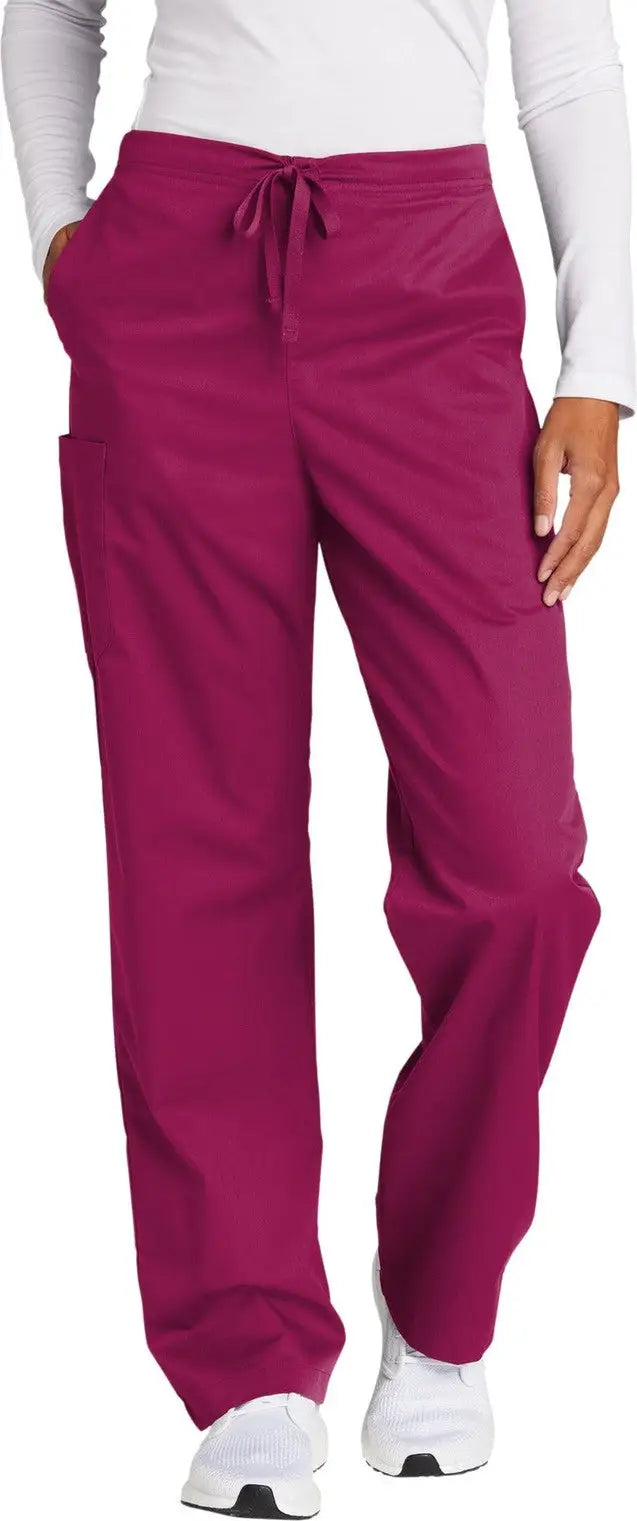 Wink Ww3150s Unisex Short Workflex Cargo Pant - Wine - Adult 2xls