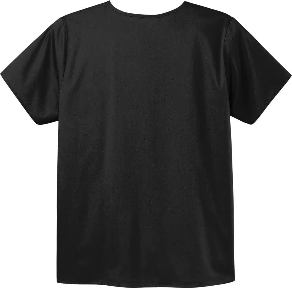 Wink Ww3160 Unisex Workflex Chest Pocket V-neck Top - Black - Adult Xxs