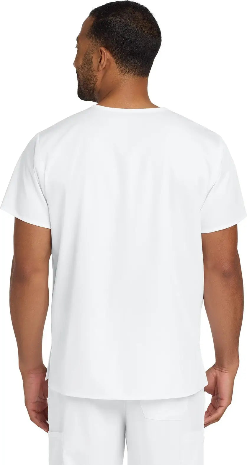 Wink Ww3160 Unisex Workflex Chest Pocket V-neck Top - White