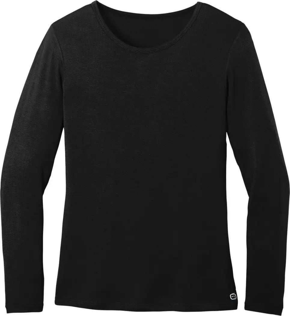 Wink Ww4029 Women’s Long Sleeve Layer Tee - Black