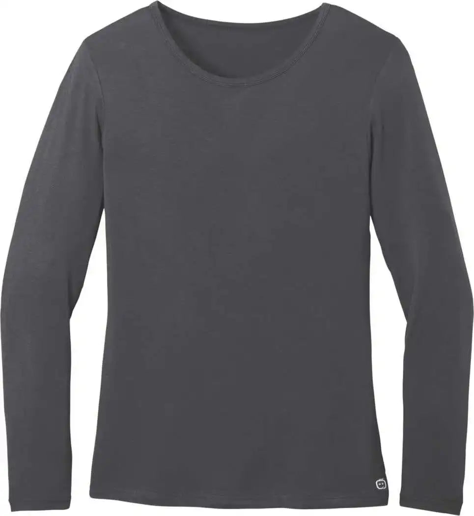 Wink Ww4029 Women’s Long Sleeve Layer Tee - Pewter