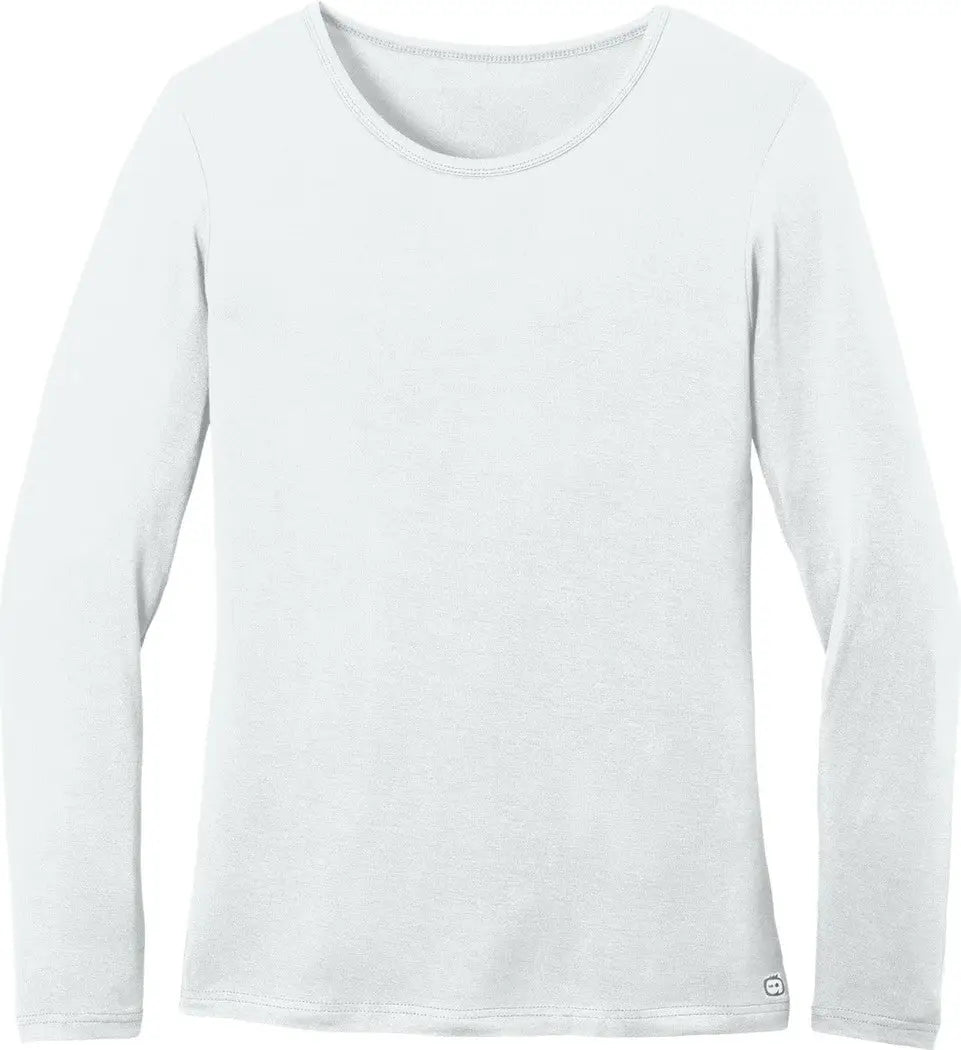 Wink Ww4029 Women’s Long Sleeve Layer Tee - White