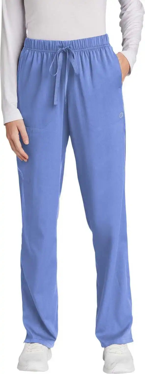 Wink Ww4158 Women’s Premiere Flex Cargo Pant Ceil Blue