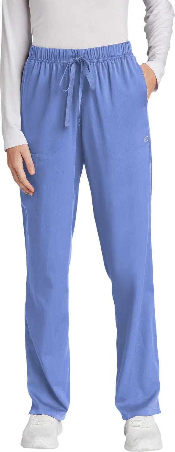 Wink Ww4158 Women’s Premiere Flex Cargo Pant - Ceil Blue - Ladies Xxs