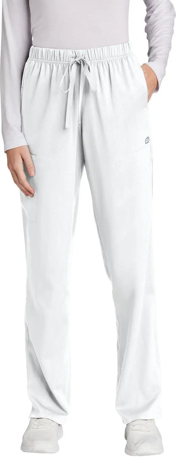 Wink Ww4158 Women’s Premiere Flex Cargo Pant - White - Ladies Xxs