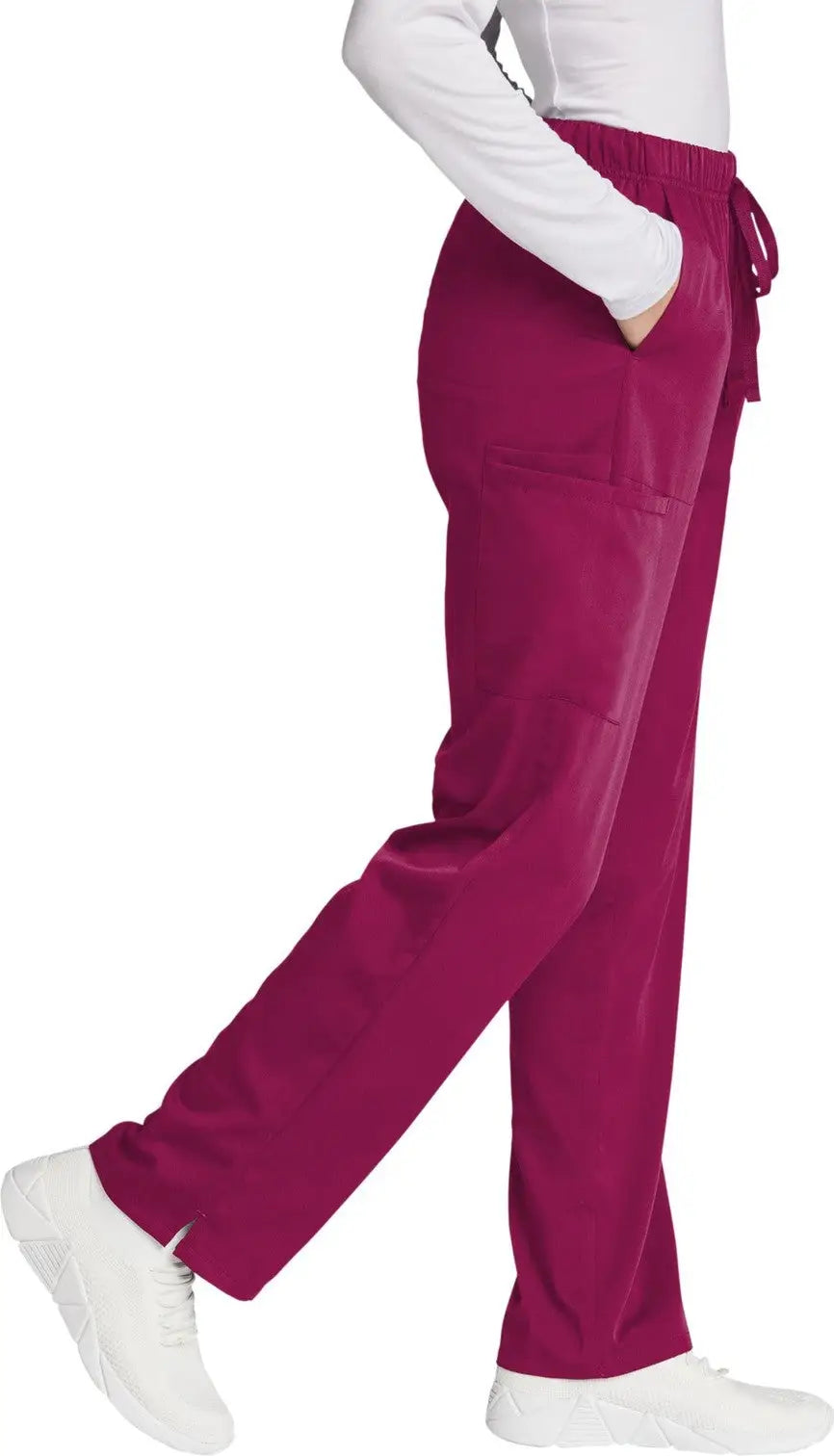 Wink Ww4158 Women’s Premiere Flex Cargo Pant - Wine