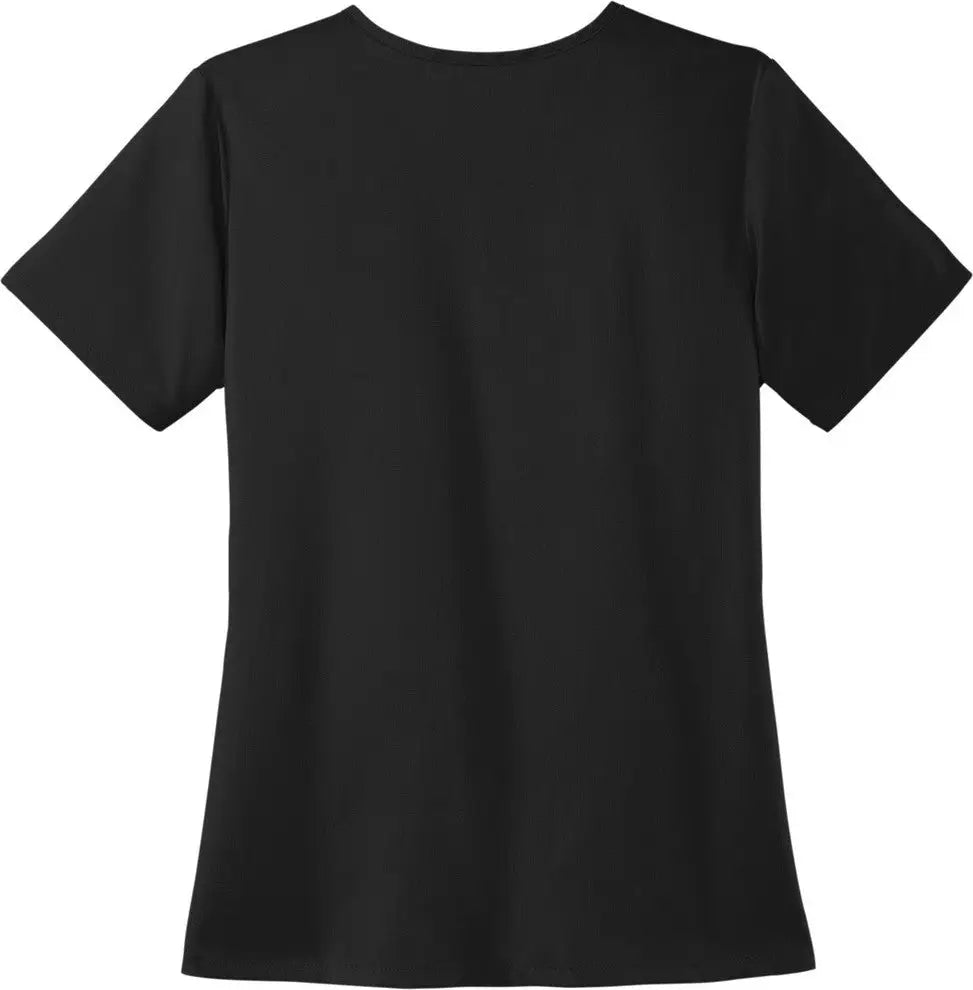 Wink Ww4168 Women’s Premiere Flex V-neck Top - Black