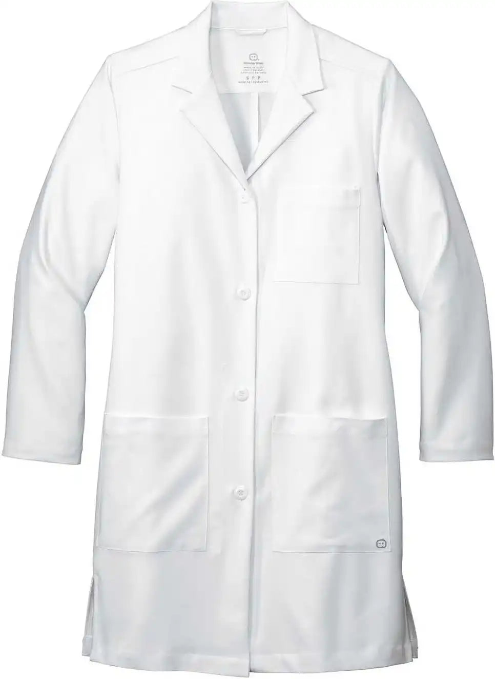 Wink Ww4172 Women’s Long Lab Coat - White