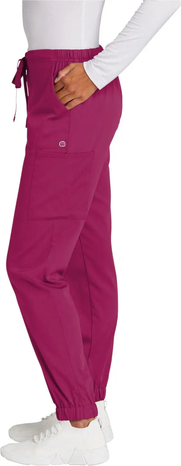 Wink Ww4258 Women’s Premiere Flex Jogger Pant - Wine