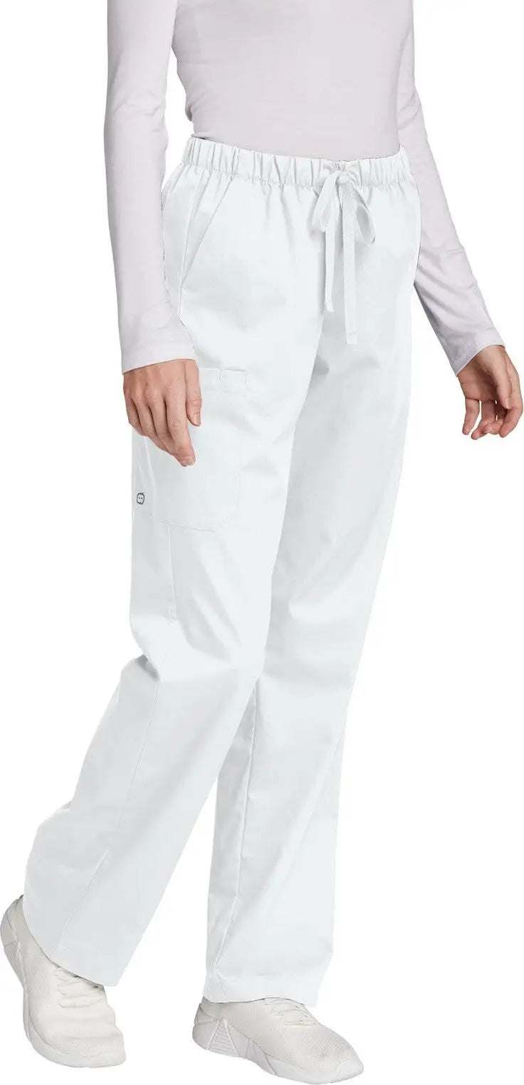 Wink Ww4550 Women’s Workflex Cargo Pant - White