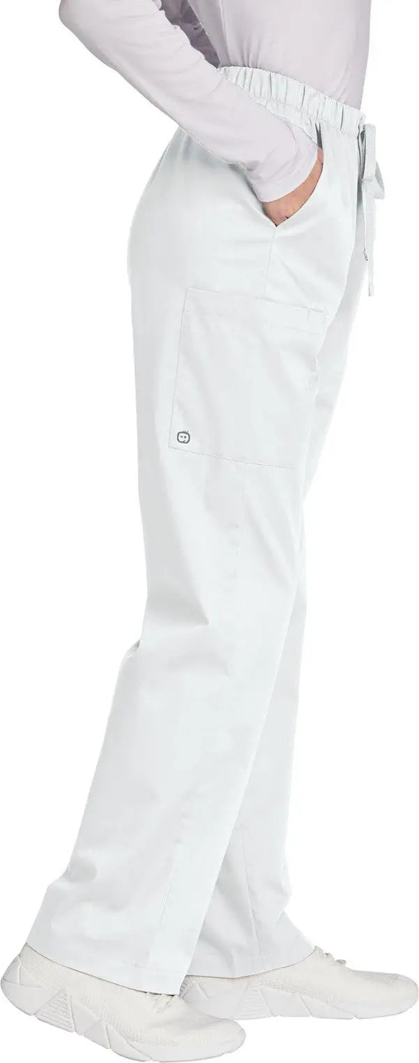 Wink Ww4550 Women’s Workflex Cargo Pant - White