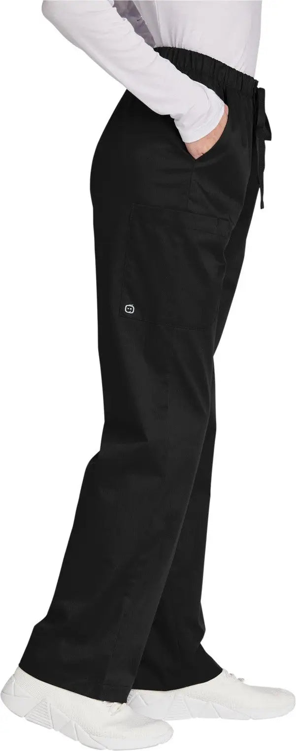 Wink Ww4550p Women’s Petite Workflex Cargo Pant - Black