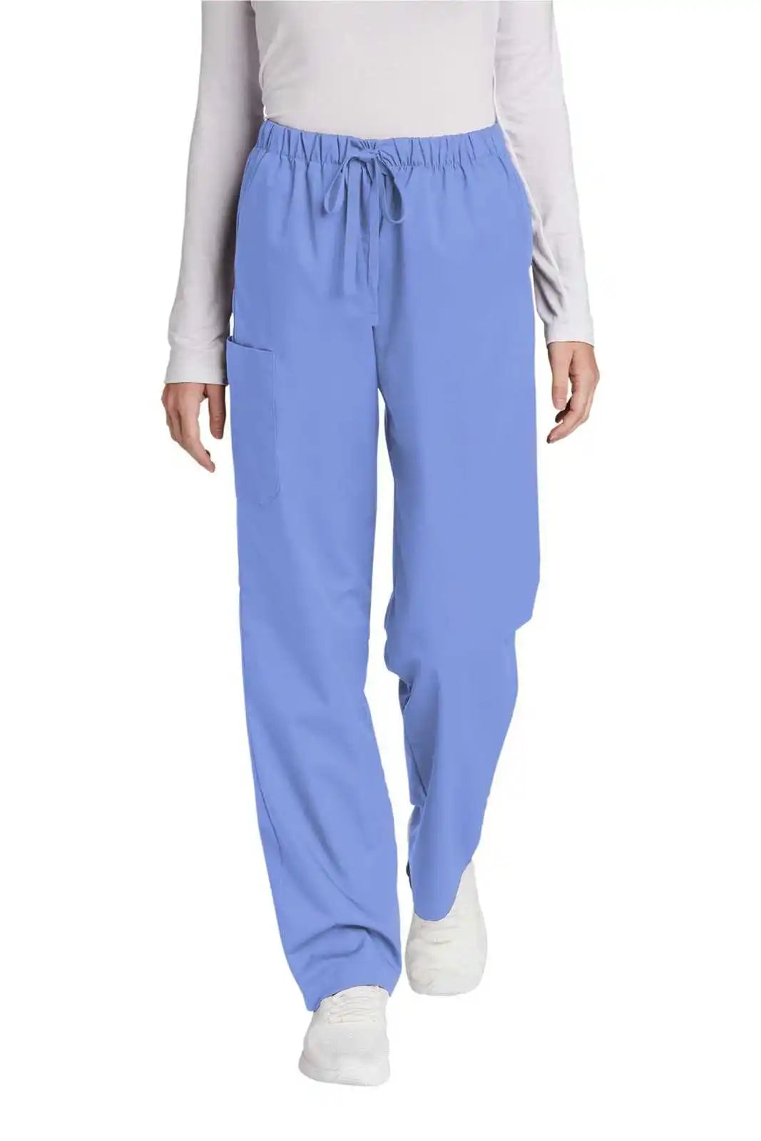 Wink Ww4550p Women’s Petite Workflex Cargo Pant - Ceil Blue