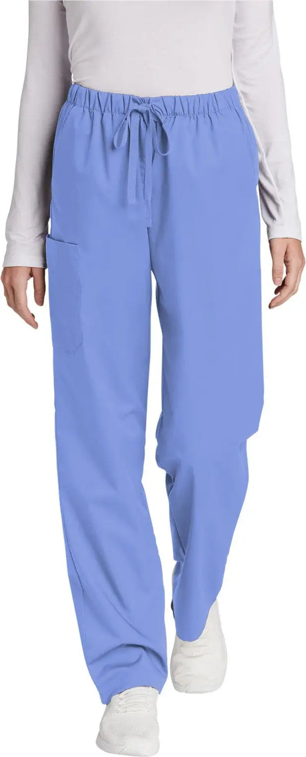 Wink Ww4550p Women’s Petite Workflex Cargo Pant - Ceil Blue