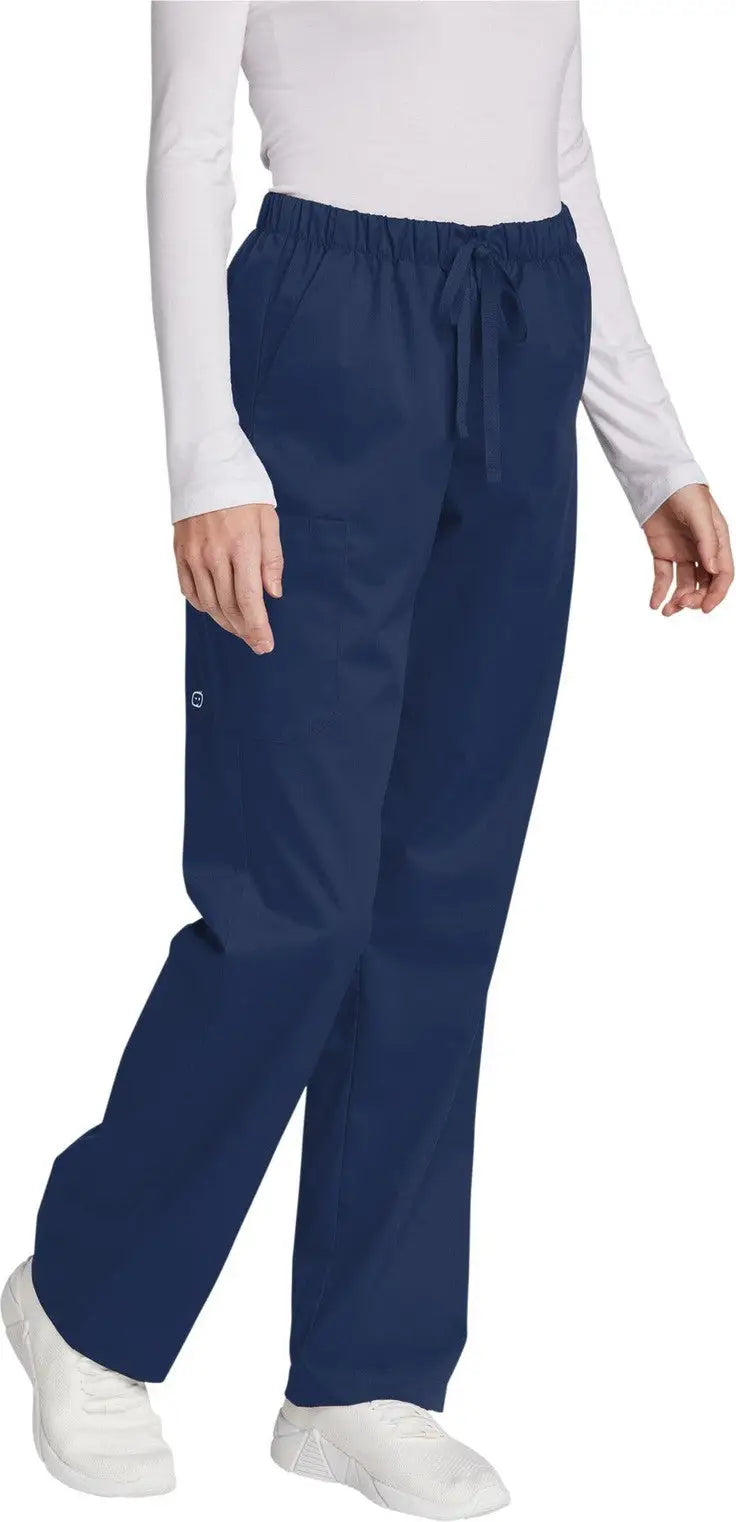 Wink Ww4550p Women’s Petite Workflex Cargo Pant - Navy